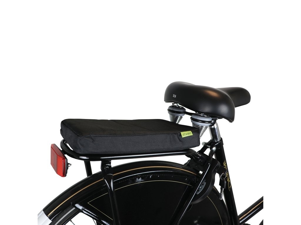 Dresco Bagagedragerkussen - Zwart