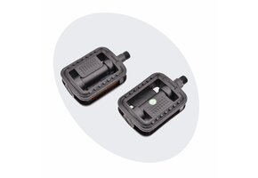 Voltano Antislip E-bike Fietspedalen 421115 Zwart - Universeel - Reflectoren