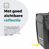 Voltano Enkele Fietstas 20L - Intense Green  - Afgeschuind - Waterdicht