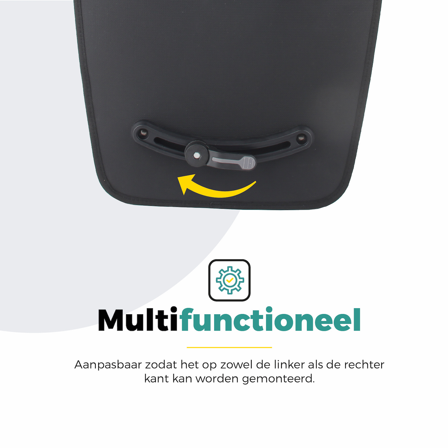 Voltano Enkele Fietstas 20L - Intense Green  - Afgeschuind - Waterdicht