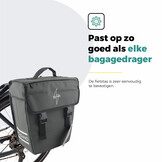 Voltano Enkele Fietstas 20L - Intense Green  - Afgeschuind - Waterdicht