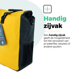 Voltano Fietstas 16L - Geel / Zwart - Enkele Pakaftas - 100% Waterdicht