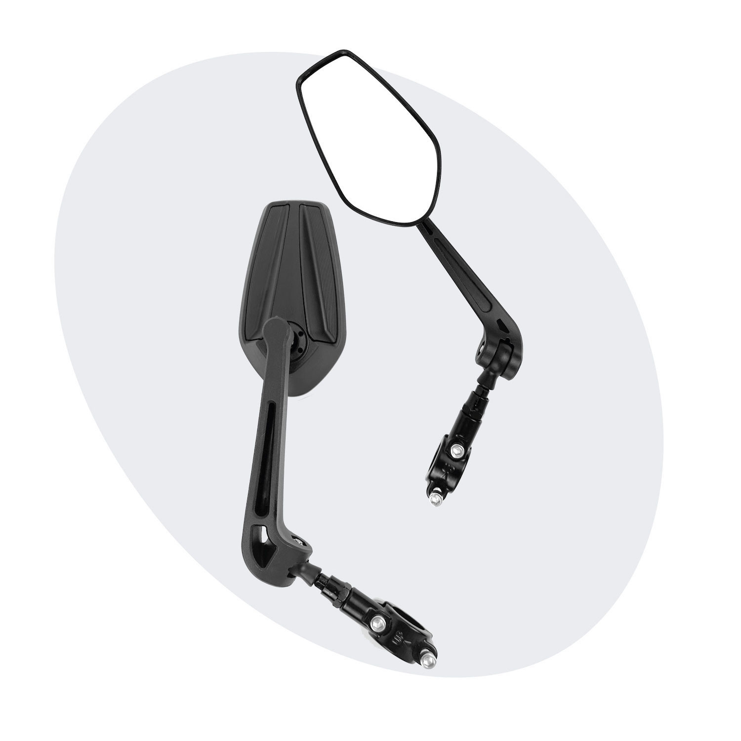 Voltano E-bike Fietsspiegel Clearly Links - Zwart