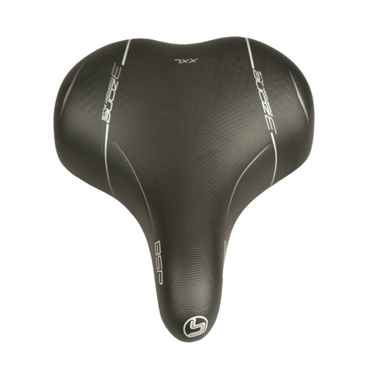Selle Bassano BSP Big City XXL Fietszadel - Zwart - Unisex