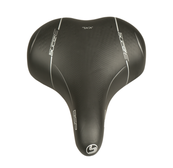 Selle Bassano BSP Big City XXL Fietszadel - Zwart - Unisex