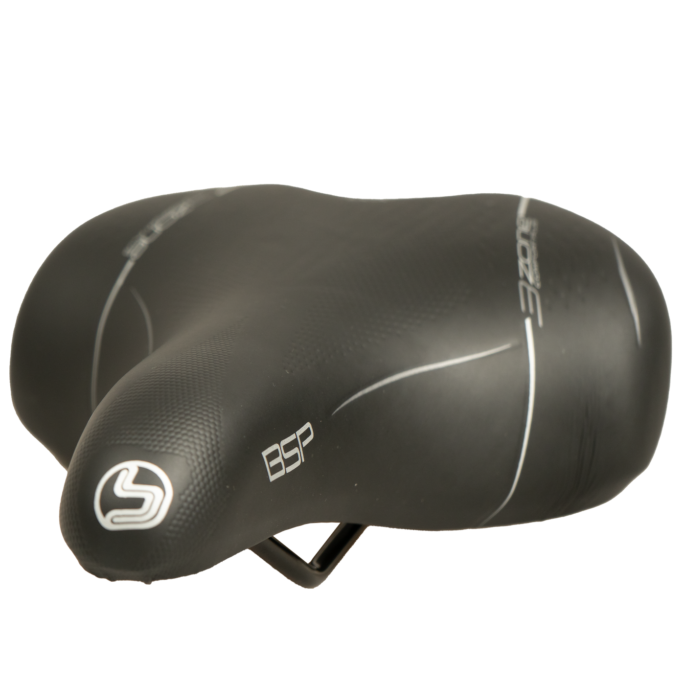 Selle Bassano BSP Big City XXL Fietszadel - Zwart - Unisex