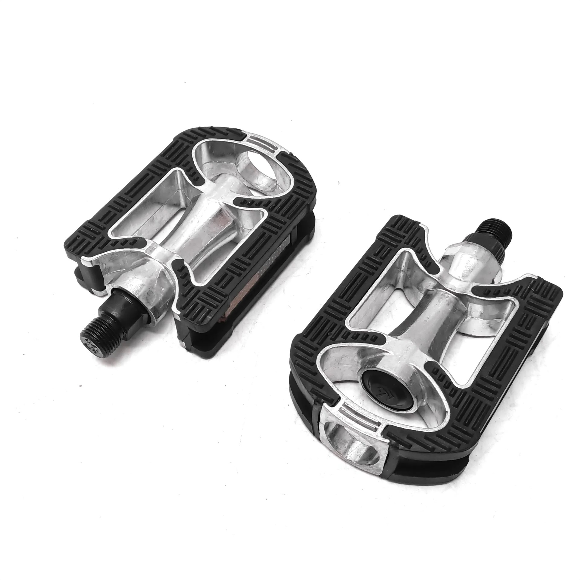 Falkx Aluminium Fietspedalen - Anti Slip - Zwart / Zilver - 9/16''