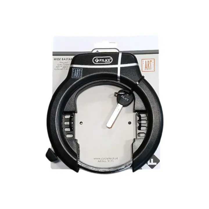 Falkx Wide Bastard Ringslot Art2 - Zwart - Insteekoptie - Breed