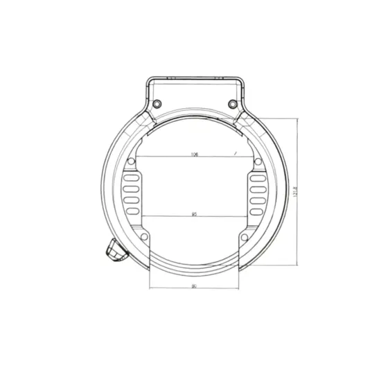 Falkx Wide Bastard Ringslot Art2 - Zwart - Insteekoptie - Breed