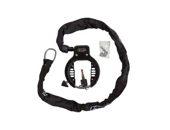 Falkx Strong Basterd Ringslot Met Insteekketting Set - Zwart