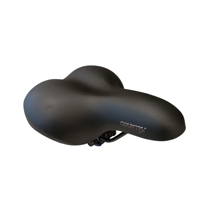 Selle Royal Fietszadel Country - Zwart - Met Zadelstrop
