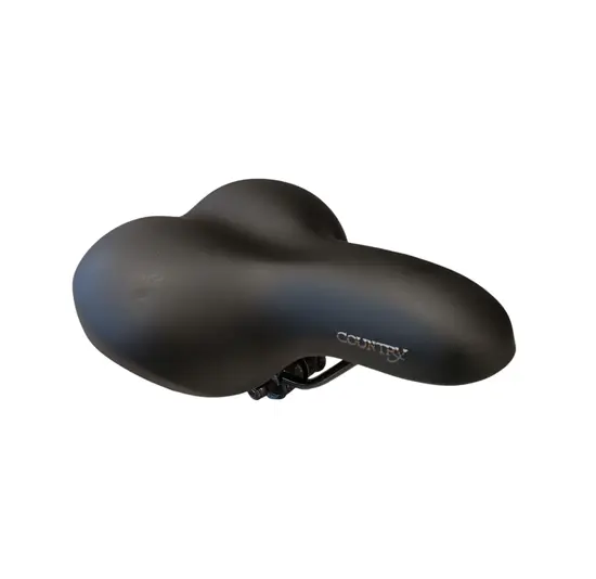 Selle Royal Fietszadel Country - Zwart - Met Zadelstrop
