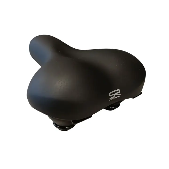 Selle Royal Fietszadel Country - Zwart - Met Zadelstrop