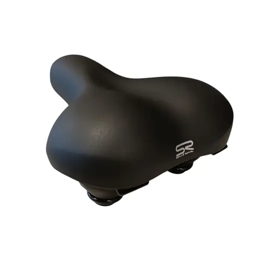 Selle Royal Fietszadel Country - Zwart - Met Zadelstrop