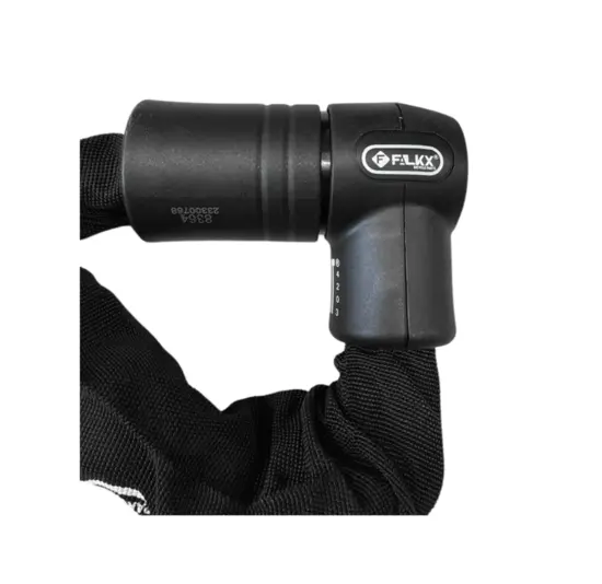 Falkx Kettingslot Secure- ART4 Goedgekeurd - 90 CM - Zwart