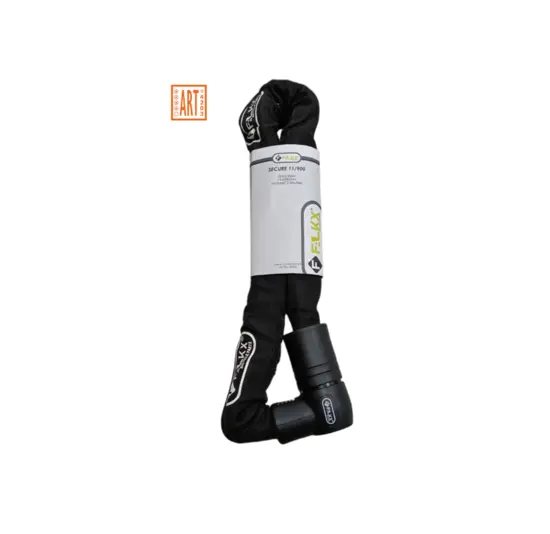 Falkx Kettingslot Secure- ART4 Goedgekeurd - 110 CM - Zwart