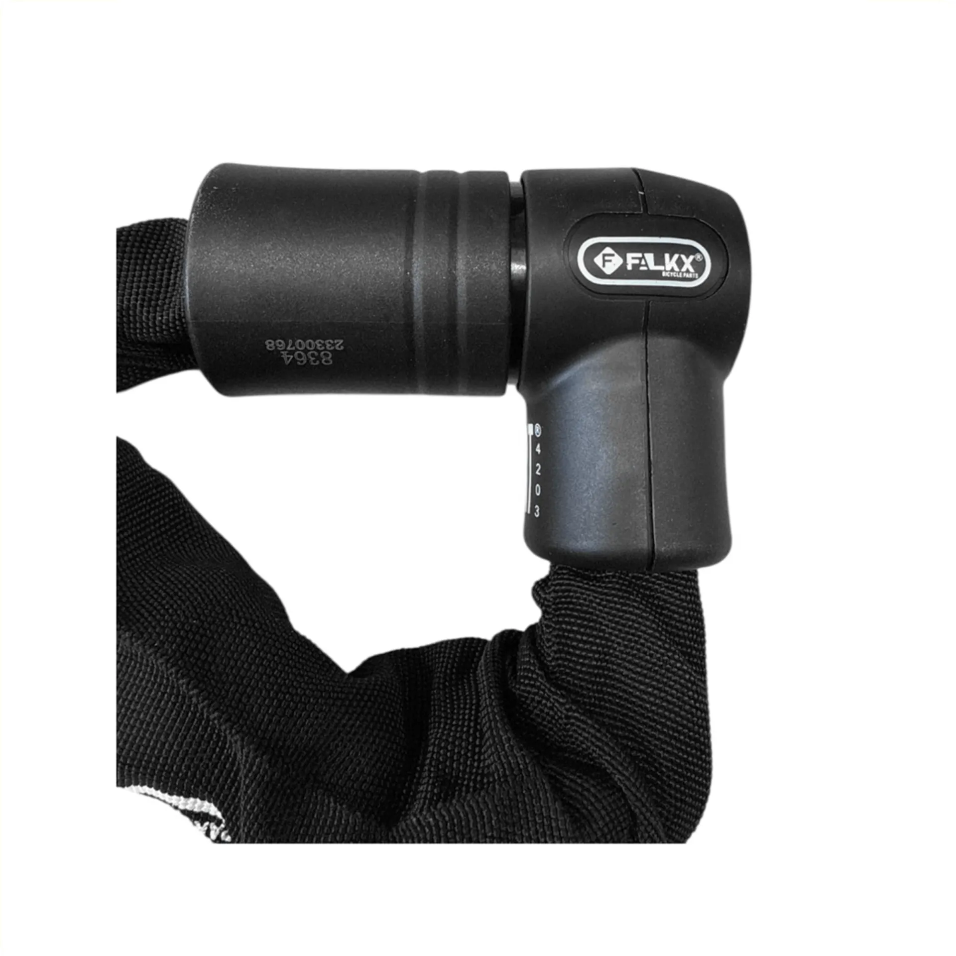 Falkx Kettingslot Secure- ART4 Goedgekeurd - 110 CM - Zwart