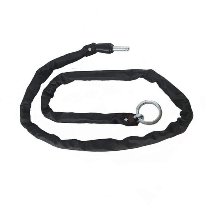 Falkx Insteekketting RLC 100 CM Zwart - Geschikt Voor Alle AXA en Abus Shield Ringsloten