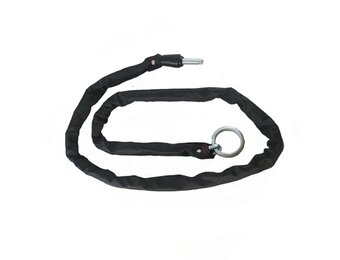 Falkx Insteekketting RLC 100 CM Zwart - Geschikt Voor Alle AXA en Abus Shield Ringsloten