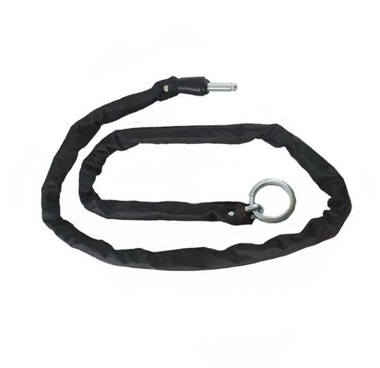 Falkx Insteekketting RLC 100 CM Zwart - Geschikt Voor Alle AXA en Abus Shield Ringsloten