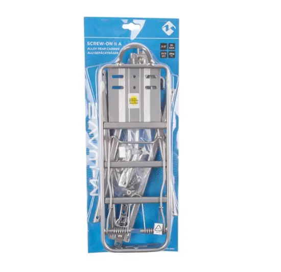 M-Wave Verstelbare Bagagedrager Achter - Zilver - 24 t/m 28 inch