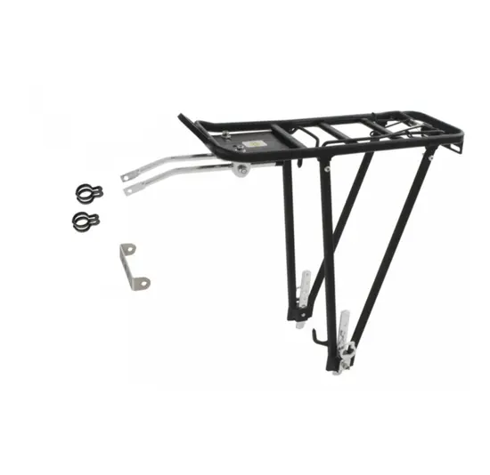 M-Wave Verstelbare Bagagedrager Achter - Zwart - 24 t/m 28 inch