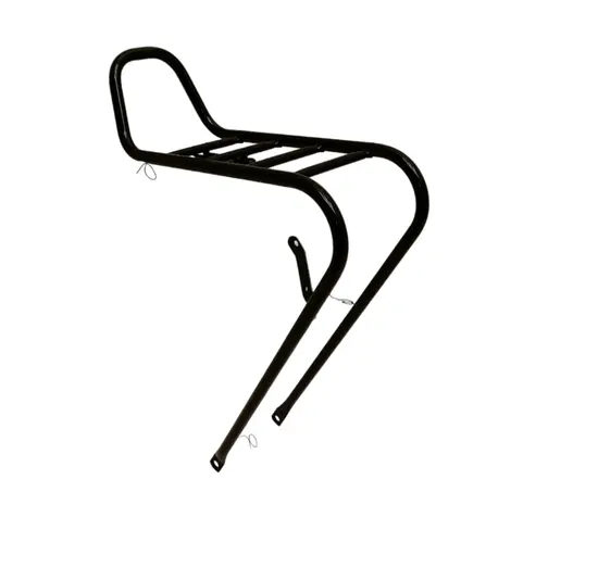 Falkx Voordrager Fiets - Zwart - Lamphaak - Kabeldoorvoer