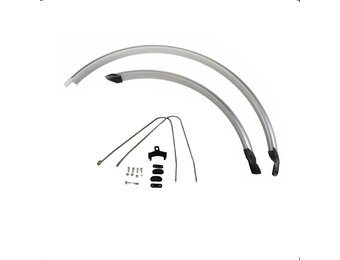 Falkx Spatbordenset - 28 inch - Zilver - Kunststof