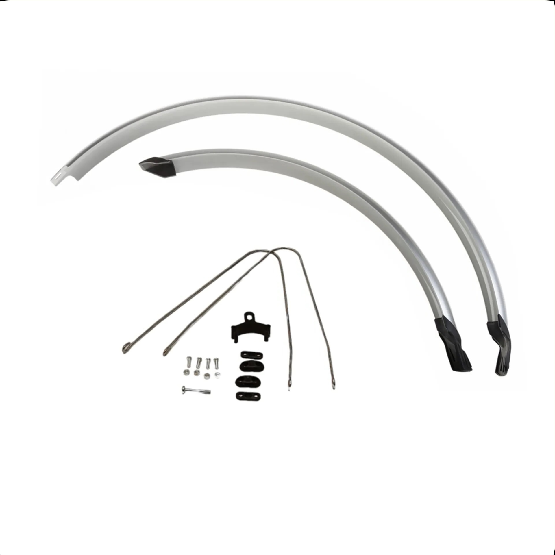 Falkx Spatbordenset - 28 inch - Zilver - Kunststof