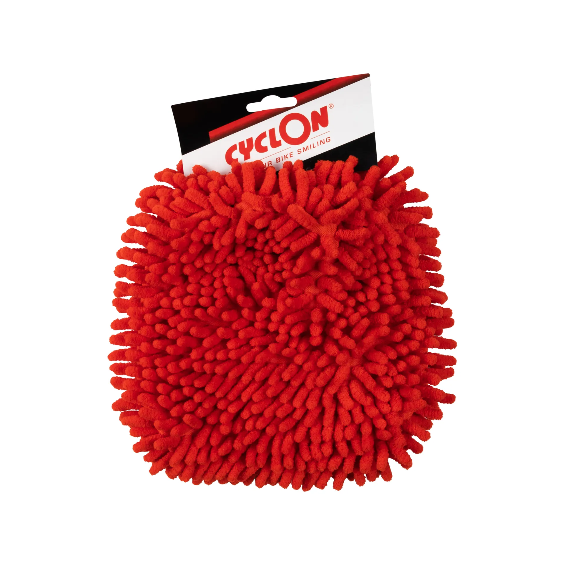 CyclOn Microvezel Washandschoen - Bike Cleaner - Rood