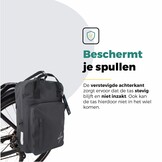 Voltano City Enkele Fietstas Rugzak E-bike - Zwart - Codeslot - Laptopvak - Waterdicht