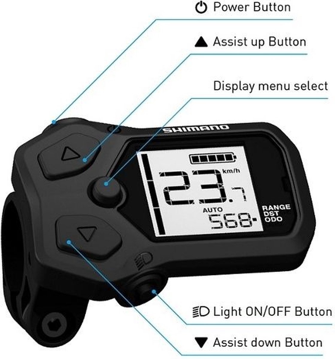 Fietscomputer Shimano Steps SC-EN500