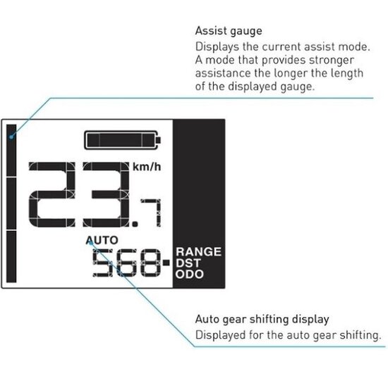 Fietscomputer Shimano Steps SC-EN500