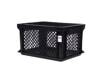 Lastpak Fietskrat PVC - 26 Liter - Zwart