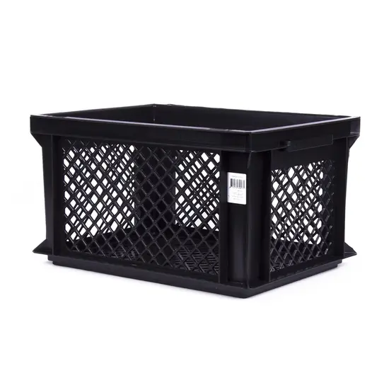 Lastpak Fietskrat PVC - 26 Liter - Zwart