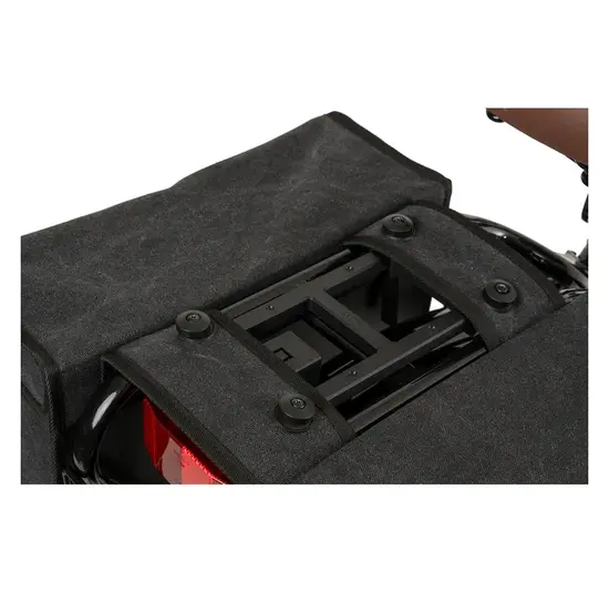 Fastrider Celo - Dubbele Fietstas - Antraciet - 34 Liter