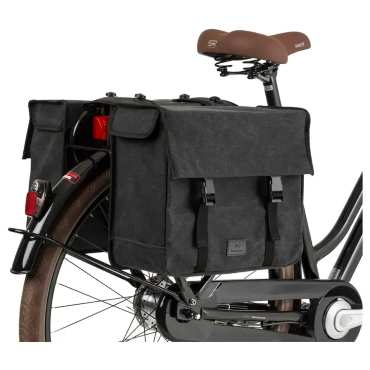 Fastrider Celo - Dubbele Fietstas - Antraciet - 34 Liter