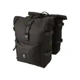 Agu H2O Urban - Dubbele Fietstas Rolltop - Zwart - 28 Liter