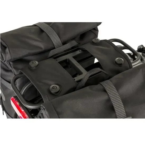 Agu H2O Urban - Dubbele Fietstas Rolltop - Zwart - 28 Liter