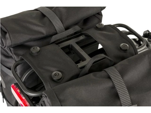 Agu H2O Urban - Dubbele Fietstas Rolltop - Zwart - 28 Liter