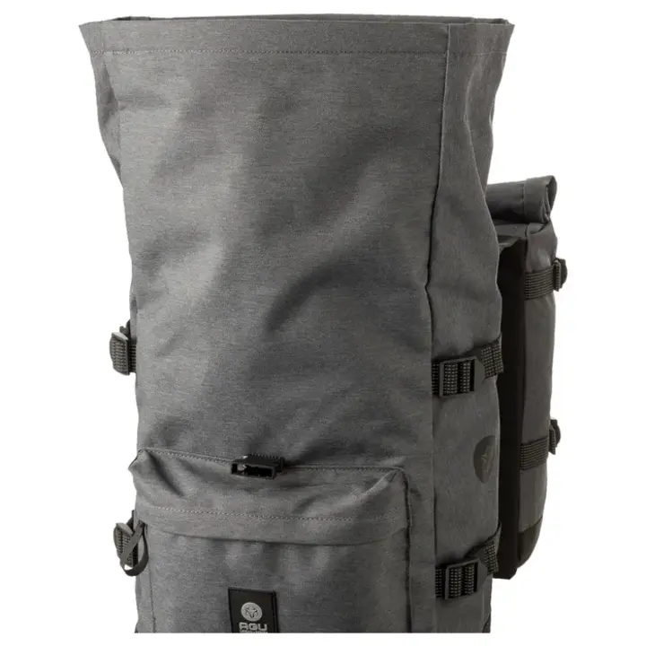 Agu H2O Urban - Dubbele Fietstas Rolltop - Grijs - 28 Liter
