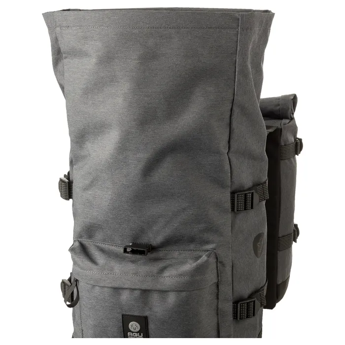 Agu H2O Urban - Dubbele Fietstas Rolltop - Grijs - 28 Liter
