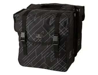 Fastrider Dex - Dubbele Fietstas - Zwart - 36 Liter