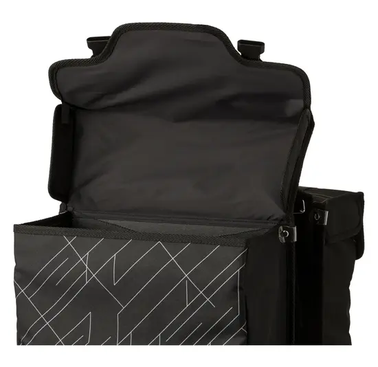 Fastrider Dex - Dubbele Fietstas - Zwart - 36 Liter