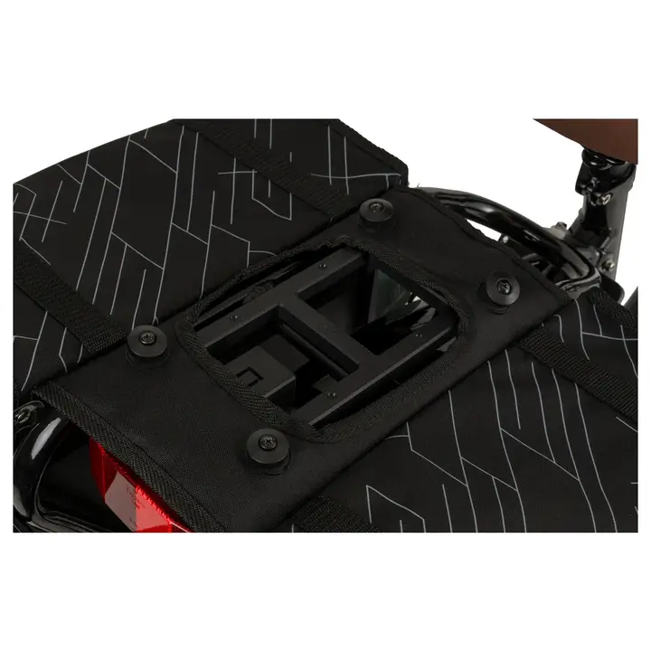 Fastrider Dex - Dubbele Fietstas - Zwart - 36 Liter