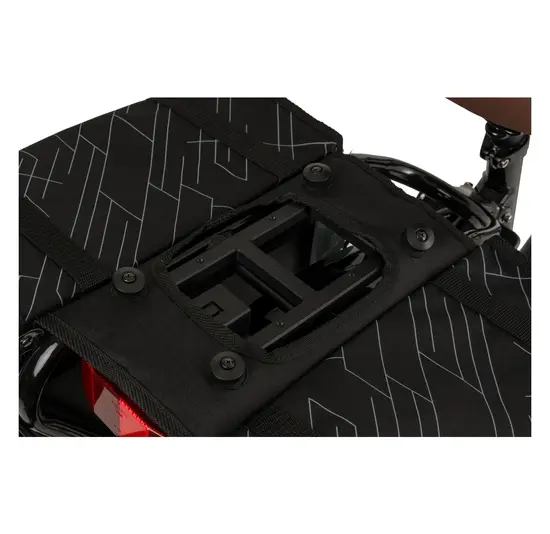 Fastrider Dex - Dubbele Fietstas - Zwart - 36 Liter