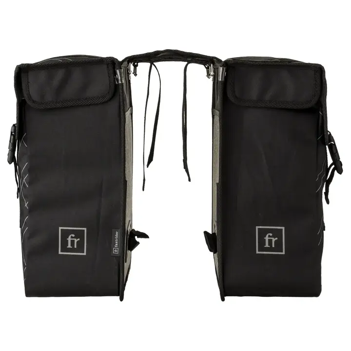 Fastrider Dex - Dubbele Fietstas - Zwart - 36 Liter