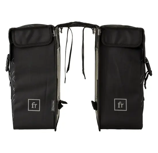 Fastrider Dex - Dubbele Fietstas - Zwart - 36 Liter