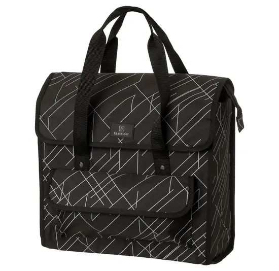 Fastrider Lasse - Enkele Fietstas - Luxe Shopper - Zwart