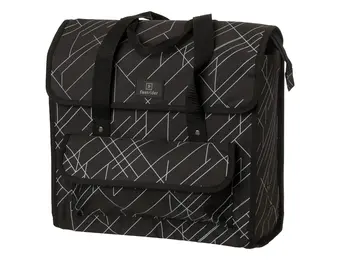 Fastrider Lasse - Enkele Fietstas - Luxe Shopper - Zwart